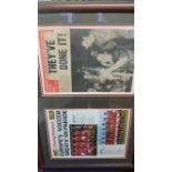 FOOTBALL, Manchester United, two newspaper front pages for 1968 EC victory, Evening Standard &