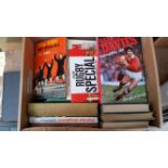 RUGBY UNION, books, inc. Rothmans yearbooks 1980/1, 1995/6 & 1997/8; Rugger by Wakefield (1928), Dai