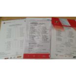 FOOTBALL, Sunderland home team sheets, 2003 to 2019, duplication VG to EX, 300*