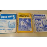 FOOTBALL, Mansfield Town home programmes, inc. 1970/1 (17), 1971/2 (6), 1972/3 (12), 1973/4 (2),