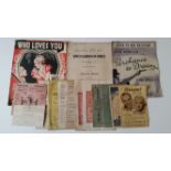 THEATRE, programmes, Edwardian Music Hall, inc. Birmingham, Torquay, Bournemouth etc., FR to VG,