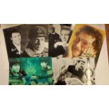 ENTERTAINMENT, signed photos, 8 x 10, inc. Richard Todd, Albert Finney, Cliff Richard, Mike Harding,