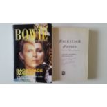 POP MUSIC, David Bowie, signed hardback edition of Backstage Passes by Angela Bowie, to title