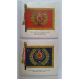 MURATTI, Regimental Colours, silks, 76 x 70mm (18), with backs, VG, 6