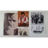 ENTERTAINMENT, signed photos (mainly promotional) etc., inc. Acker Bilk, Petula Clark, The Three