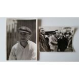 CRICKET, press photographs mainly featuring Don Bradman, Australia in England 1938 and Australia