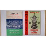FOOTBALL, programmes for FA Cup finals, inc. 1953 (some foxing), 1959, 1962, 1963, 1965, 1968-