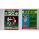 FOOTBALL, England home programmes, 1970-1980, inc. 1970 World Cup brochure, G to EX, 52*