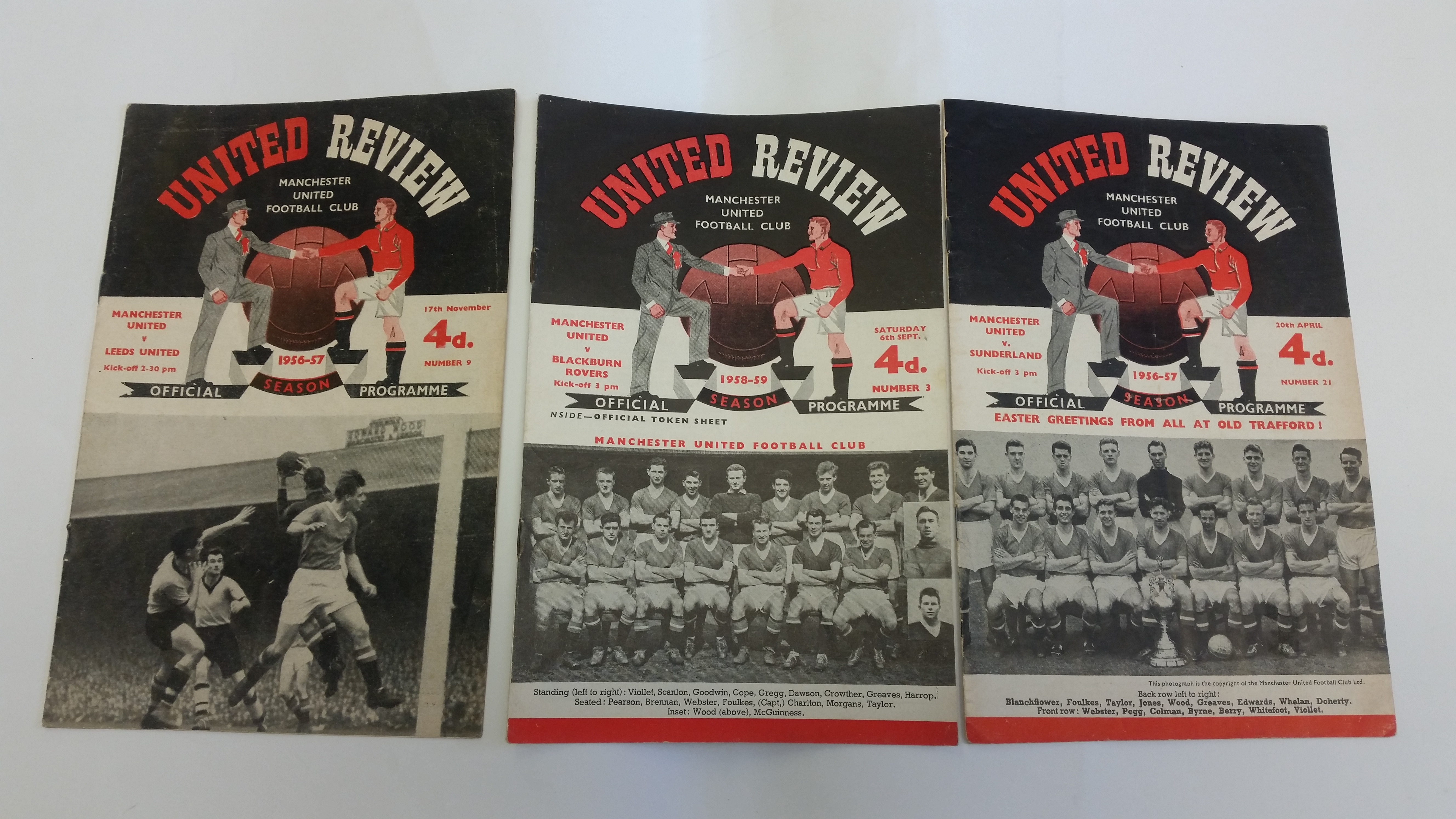 FOOTBALL, Manchester United home programmes, inc. Sunderland, Leeds United, Real Madrid, Borussia - Image 2 of 3