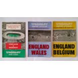 FOOTBALL, England home programmes, 1964-1969, with two issues for 1966 World Cup final, G to EX,