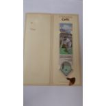CRICKET, silk bookmark, Cricket - It's More than a Game - Its an Institution, showing WG Grace
