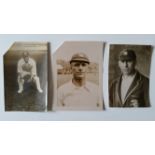 CRICKET, original press photographs, England v Australia 1920's individual images depicting: Herbert