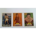 TOPPS, Ringside Boxers, Nos. 29, 33 & 35-39, large, VG to EX, 7