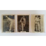 PHILLIPS, Cricketers (1924), Nos. 218, 220, 221, 222 & 224 large, brown backs, G to VG, 5