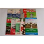 FOOTBALL, programmes for FA Cup finals, inc. 1953, 1959, 1962-1961964, 1967, 1968, 1970 9with