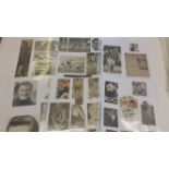 FOOTBALL, signed magazine photos by England players, inc. Ferdinand, Brooking, Williams, Astle,