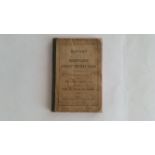 CRICKET, hardback edition of History of the Derbyshire CCC by Walter J Piper, 1897, knocks to