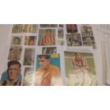 FOOTBALL, signed magazine photos, 1950s-1960s, inc. Huddersfield Town (24), Coddington, McNab,