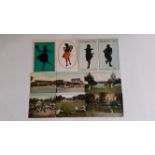 TENNIS, postcards, inc. USA tennis courts, Hotsprings, Omaha, West Point, Bayhead, Chicago Parks,