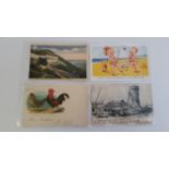 POSTCARDS, selection, inc. mainly comedy, a few topographical, UK & foreign, inc. views, street