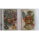 U.S.A., postcards, art-style patriotic, inc. Washington, Valley Forge, Decoration Day, Memorial Day,