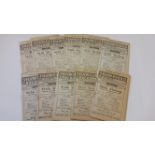 GREYHOUND RACING, Shawfield home programmes, 1934 (5) & 1935 (6), G to VG, 11