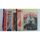 CINEMA, signed sheet music booklets, inc. Lana Turner (The Merry Widow), Cyd Charisse (Viva Las