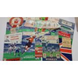 FOOTBALL, England home selection, inc. programmes, 1950s (15), 1960s (1); tickets, 1950s (1),