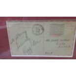 POP MUSIC, signed postcard back by Peggy Lee, pu 1948, overmounted beneath colour photo, half-length