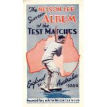 NELSON LEE, Cricketers - England v Australia 1928-9, complete, circular metal lapel badges (30mm),