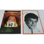 ENTERTAINMENT, programmes, inc signed(6) concert programmes, inc. Johnny Mathis (also with signed