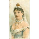 TADDY, Royalty Actresses & Soldiers, Queen of Italy, slight scuffing to edges, G