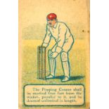 CRICKET, Cricket Rules, Popping Crease, anon. (possibly Troman), ref ZJC-090, G