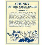 BARRATT, Chunky of the Challenger, No. 20 & 21, paper issue, EX, 2