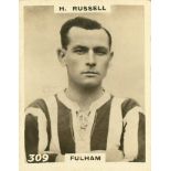 PHILLIPS, Footballers (Pinnace), miniature RP, Nos. between 301 & 450, variations/duplicates (9),