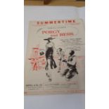 CINEMA, signed sheet music by Sidney Poitier, Summertime from the film 'Porgy and Bess', signed to