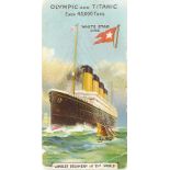 CADBURY, Largest Steamers in the World, Olympic & Titanic, slight corner knocks, G