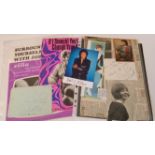 POP MUSIC, Cilla Black selection inc. signed promotional photo card, album page & white card;