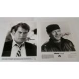 CINEMA, signed promotional photos, Daniel Day Lewis (In the Name of the Farther), Charlie Sheen (The