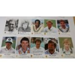 CRICKET, signed early Cornhill Test series cards, inc. Bob Taylor (2), Bob Willis, Gladstone