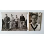 CRICKET, original press photographs, England v Australia 1953 Ashes tour, Alan Davidson in head