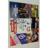 RUGBY LEAGUE, programmes for internationals, inc. Four Nations (7), Great Britain, v Australia,