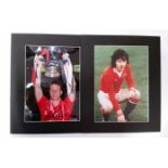 FOOTBALL, Manchester United signed selection, inc. photos, album pages; Stuart Pearson, Norman