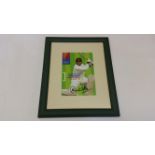 CRICKET, signed colour trade card by Sashin Tendulkat, The Spirit of Cricket, early 2000s,