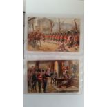 MILITARY, postcards, inc. many Tucks, Military in London, Coldstream Guards, Royal Scots Greys,
