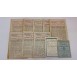 HORSE RACING, selection, inc. programmes (2), Linfield, 11th Jul 1931, Manchester, Sep 1922;