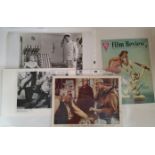 CINEMA, signed selection, inc. cuttings removed from magazines, Debbie Reynolds and Richard Widmark;