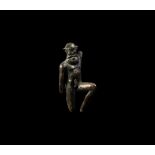 Greek Statuette of a Dancing Satyr