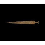 Scythian Akinakes Sword with Wide Blade