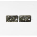 Chinese Ordos Beast Plaque Pair